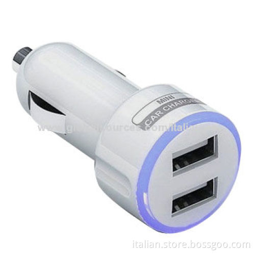Cactus-shaped Multiple USB Ports Car Charger for Smartphones
